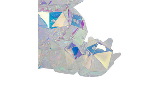 TISCHLEUCHTE - Transparent/Perlmutt, Trend, Kunststoff (21/27/30cm) - Novel