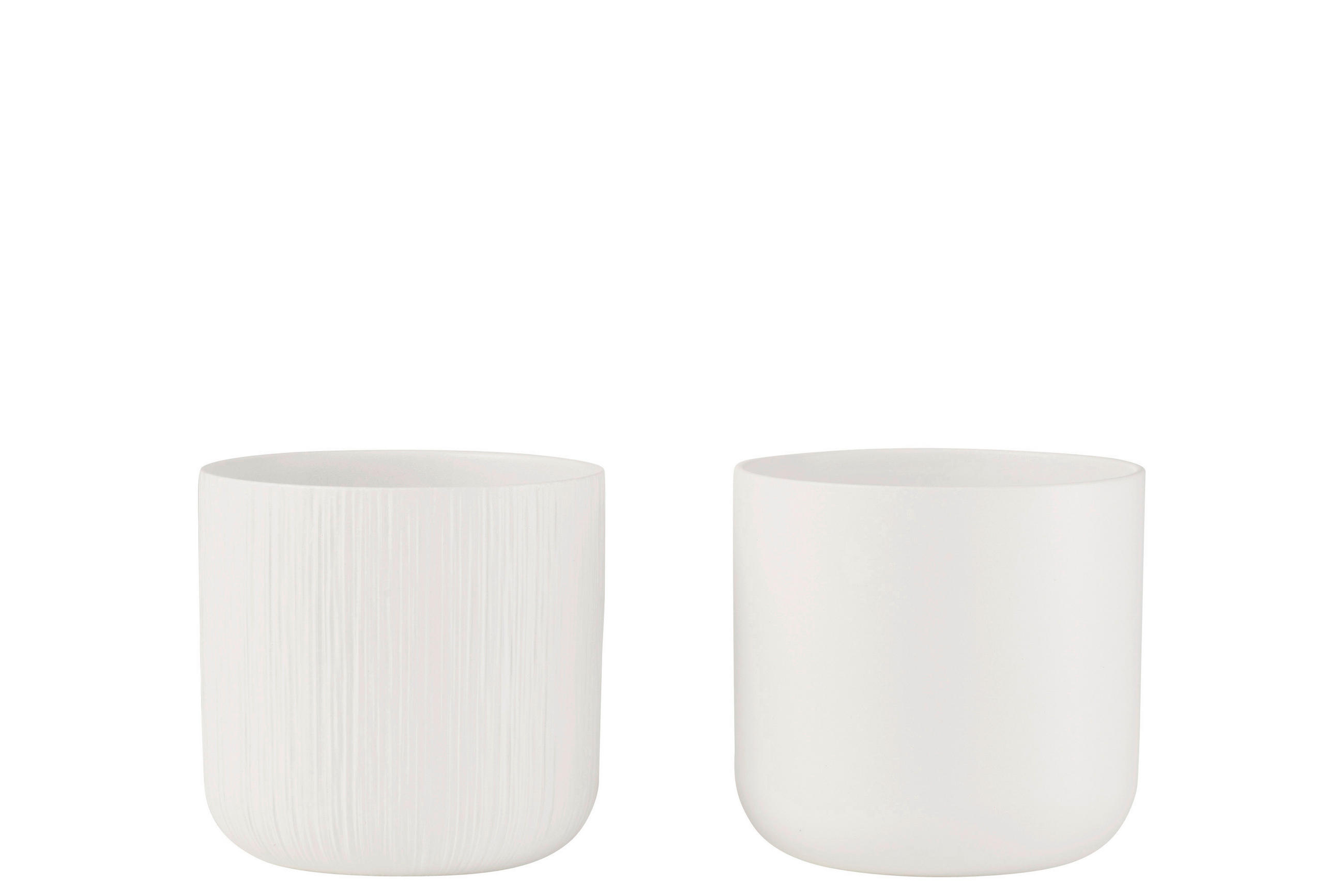 ÜBERTOPF - Weiss, Basics, Keramik (18,5/18,5/18cm)