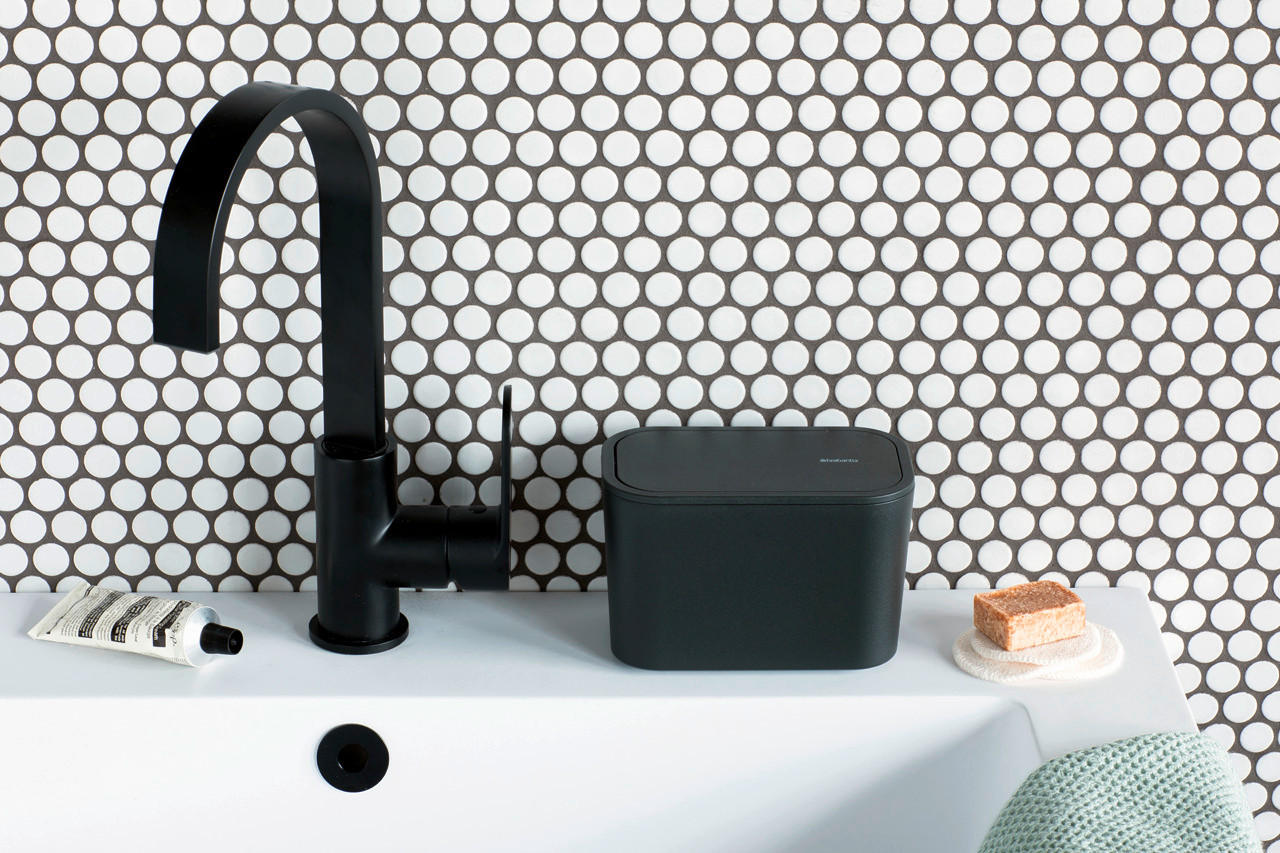 ABFALLEIMER MINDSET  - Grau, Basics, Kunststoff (15/9.9/8.6cm) - Brabantia