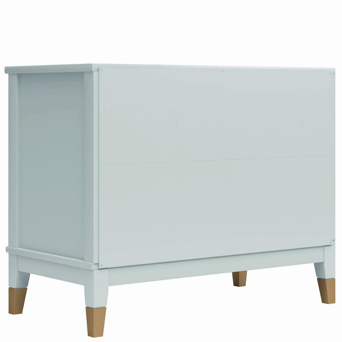 NACHTTISCH 76/61/40 cm  - Messingfarben/Grün, Design, Holzwerkstoff/Metall (76/61/40cm) - MID.YOU