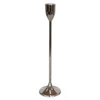KERZENHALTER - Chromfarben/Nickelfarben, LIFESTYLE, Metall (8/32cm) - Ambia Home