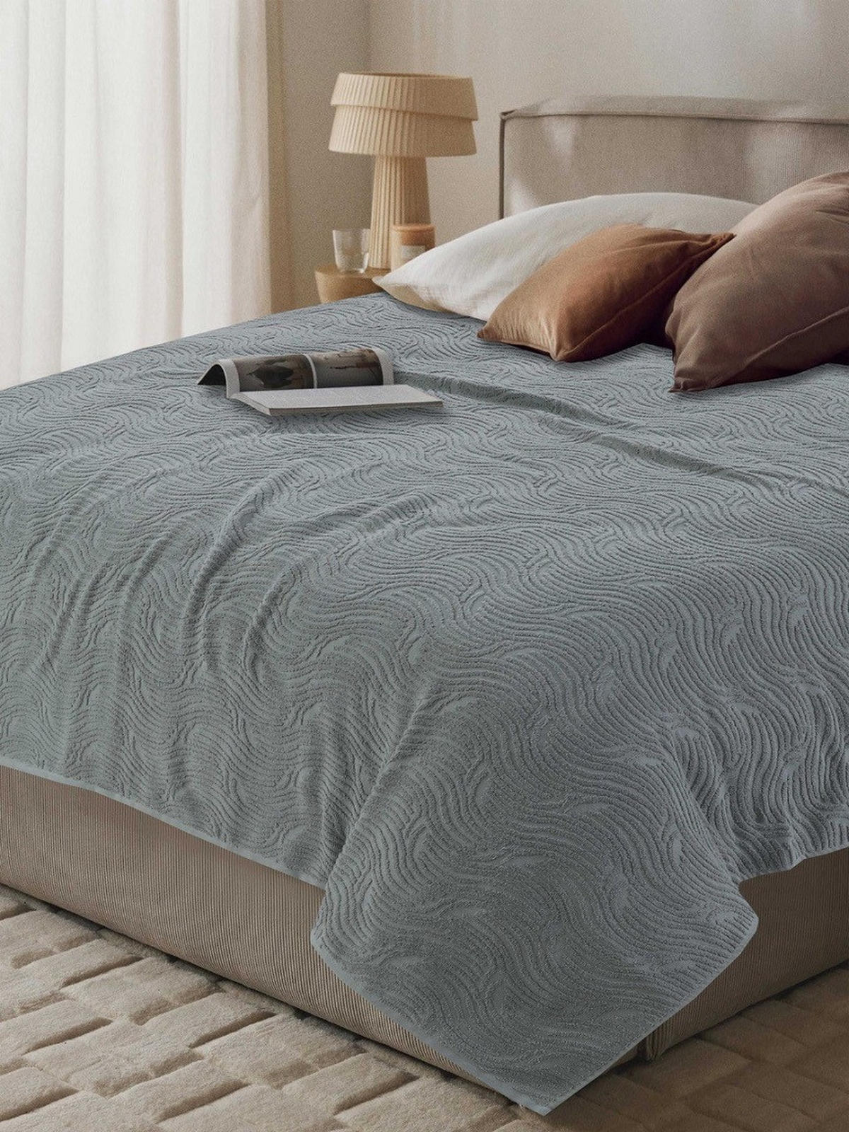 PREKRIVAČ 220/240 cm   - siva, Basics, tekstil (220/240cm) - Esposa