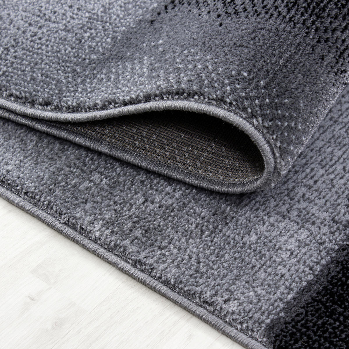 WEBTEPPICH 160/230 cm Parma Schwarz  - Schwarz, KONVENTIONELL, Textil (160/230cm) - Novel