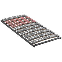 TELLERLATTENROST TOPFORM FLEX S, 80/210 cm, Buche, Birke  - Graubraun/Grau, Basics, Holz (80/210cm) - Novel