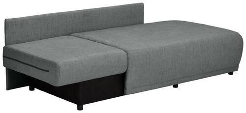 CHAISELONGUE Chenille Grau  - Schwarz/Grau, KONVENTIONELL, Kunststoff/Textil (93/73/171cm) - Carryhome