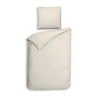BETTWÄSCHE Banda Makosatin 155/220 cm  - Elfenbein, Basics, Textil (155/220cm)