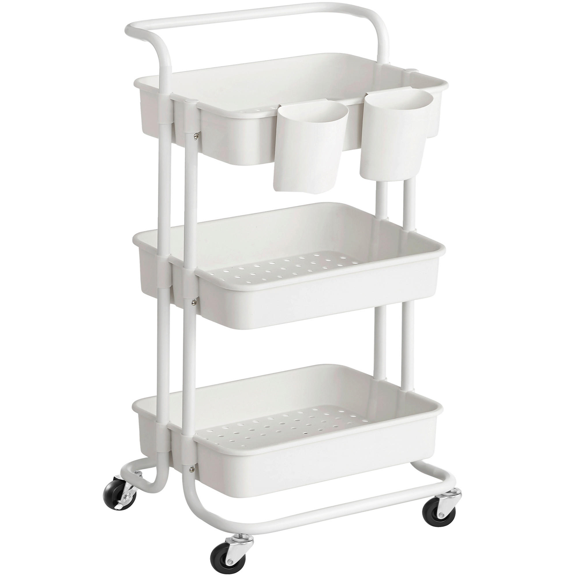 ALLZWECKWAGEN in Weiß  - Weiß, Basics, Metall (41,6/33,5/86,3cm) - Boxxx