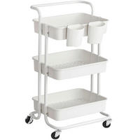 ALLZWECKWAGEN in Weiß  - Weiß, Basics, Metall (41,6/33,5/86,3cm) - Boxxx