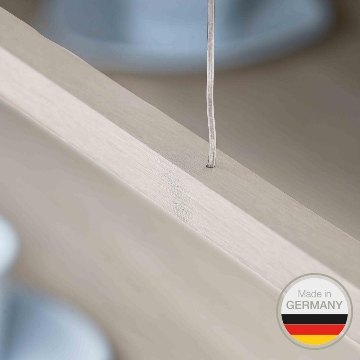 LED-HÄNGELEUCHTE 651 93/1,8/1,8 cm   - Nickelfarben, Design, Metall (93/1,8/1,8cm) - Ambiente