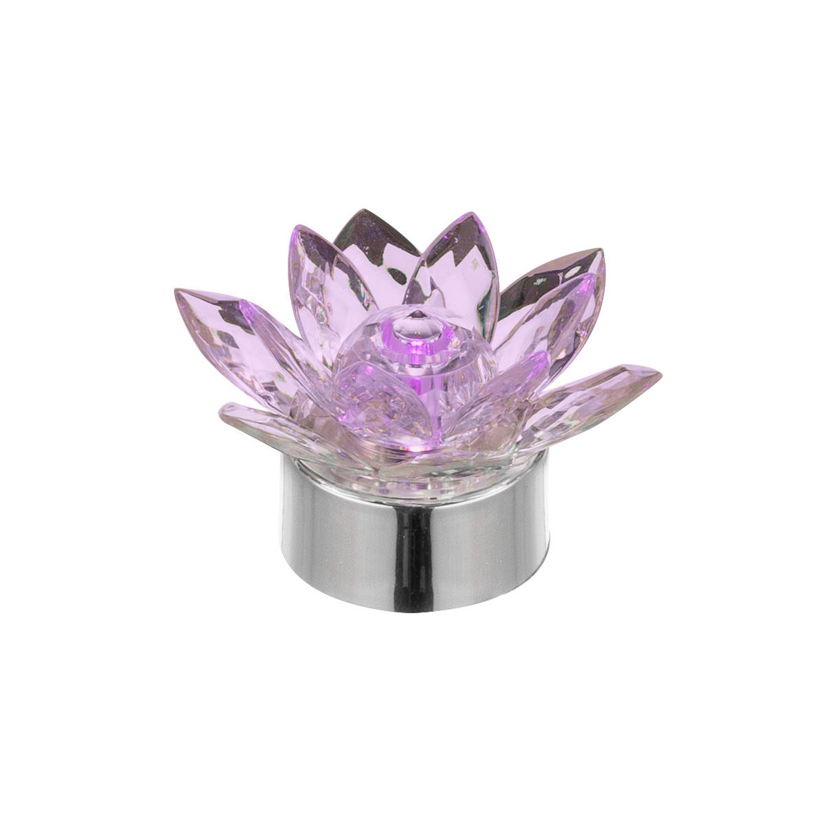 LED-BORDSLAMPA 9/4,2 cm   - lila/klar, Basics, plast (9/4,2cm)