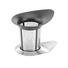TEESIEB - Edelstahlfarben/Schwarz, Basics, Kunststoff/Metall (9,5/11,5cm) - GEFU
