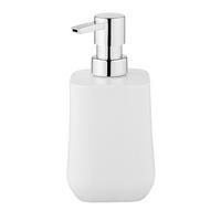 SEIFENSPENDER ADINE  - Chromfarben/Weiß, KONVENTIONELL, Keramik/Kunststoff (8/16,5/8cm) - Schöner Wohnen