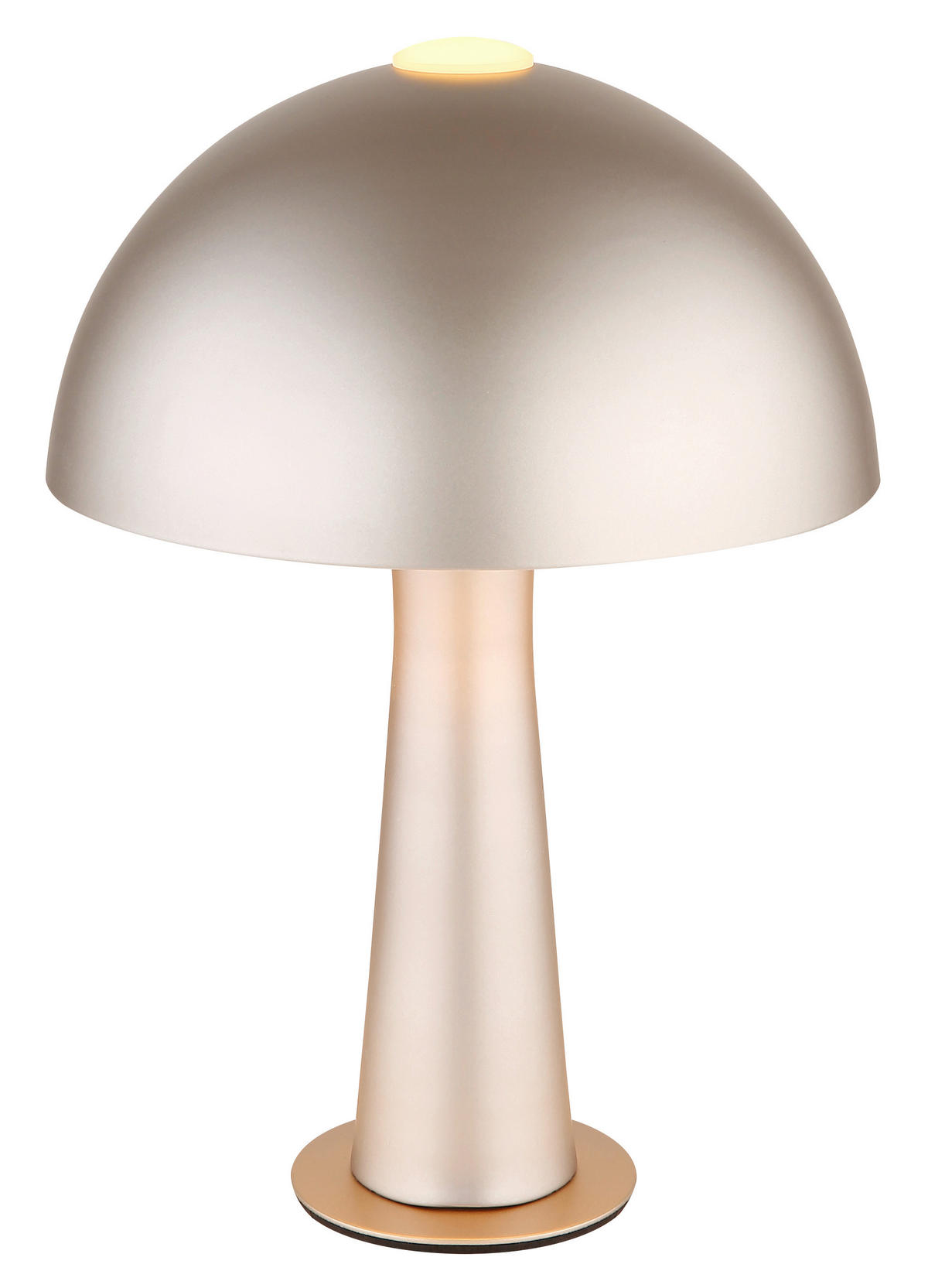 TISCHLEUCHTE Julia 20/28,5 cm  - Schwarz/Cappuccino, Design, Kunststoff/Metall (20/28,5cm) - Globo