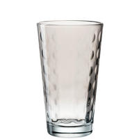 ČAŠA ZA VODU  540 ml  OPTIC XL  - siva, Basics, staklo (9,20/15,50/9,20cm) - Leonardo