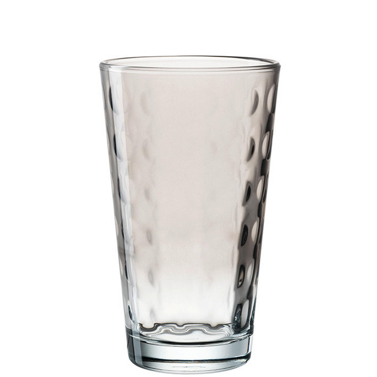 ČAŠA ZA VODU  540 ml  OPTIC XL  - siva, Basics, staklo (9,20/15,50/9,20cm) - Leonardo
