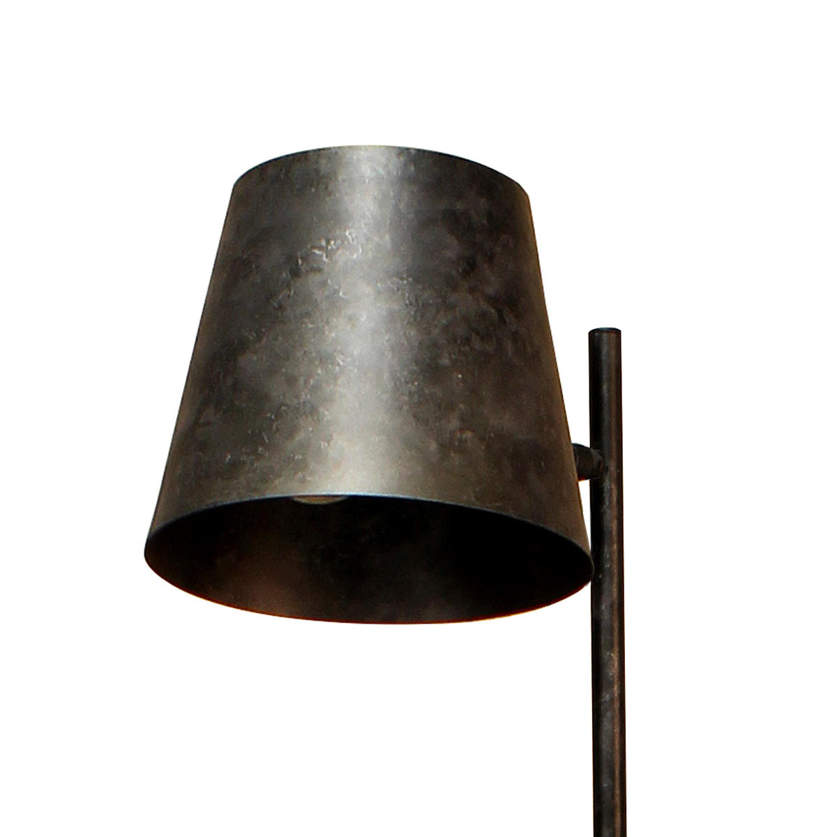 TISCHLEUCHTE Colt  - Grau, Design, Metall (55/18/33cm)