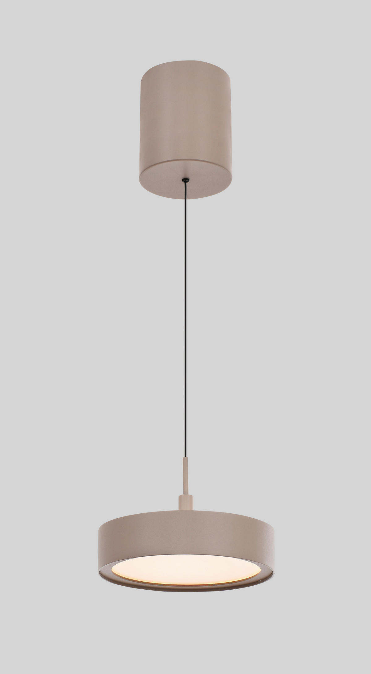 LED-HÄNGELEUCHTE Valensole 17,5/150/17,5 cm  - Sandfarben, Design, Metall (17,5/150/17,5cm)