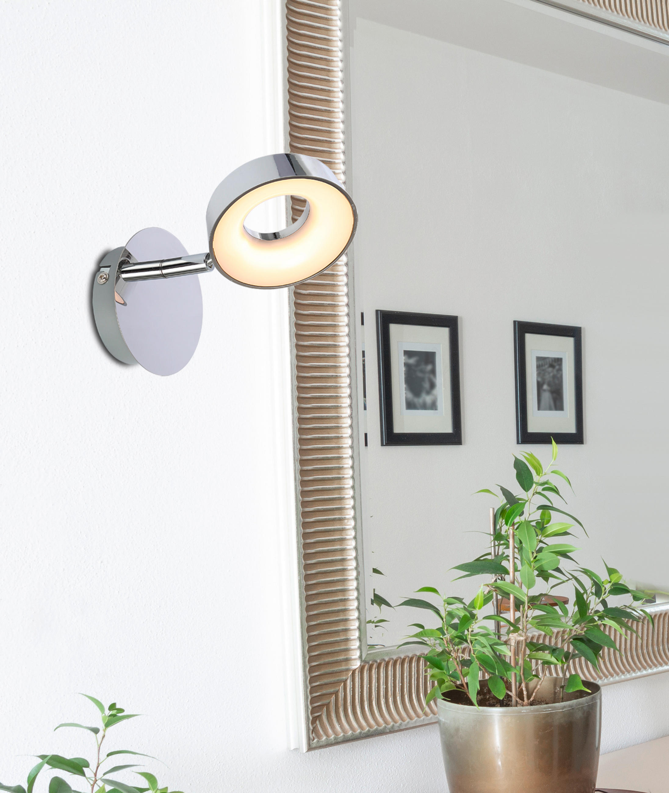 LED-SPOT Isla 15.5/10/13 cm   - kromfärg, Design, metall/plast (15.5/10/13cm)