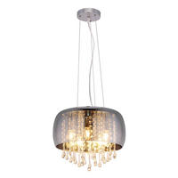 HÄNGELEUCHTE 35/120 cm    - Klar/Chromfarben, Basics, Glas/Metall (35/120cm) - Globo