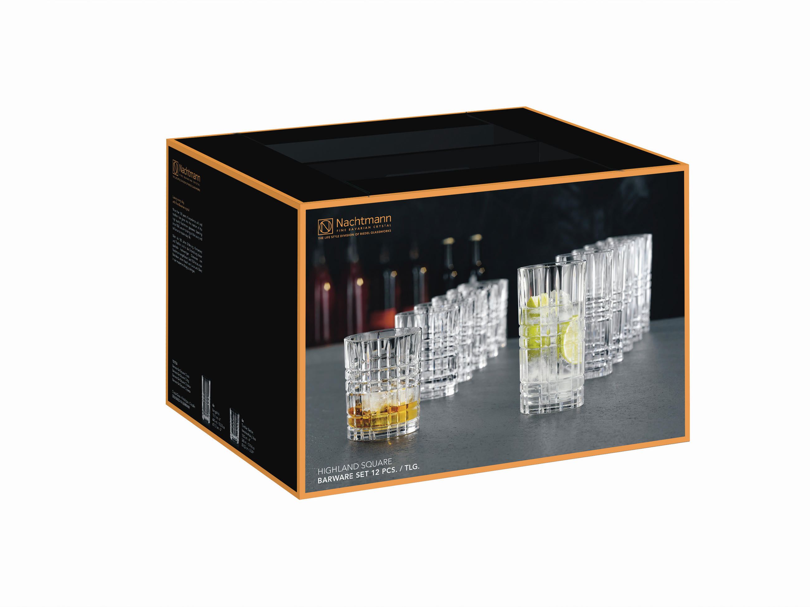 SADA SKLENIC 12 ks - čiré, Basics, sklo - Nachtmann