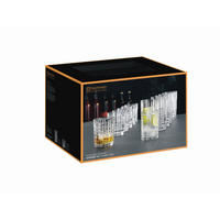 SADA POHÁROV 12 ks - číra, Basics, sklo - Nachtmann