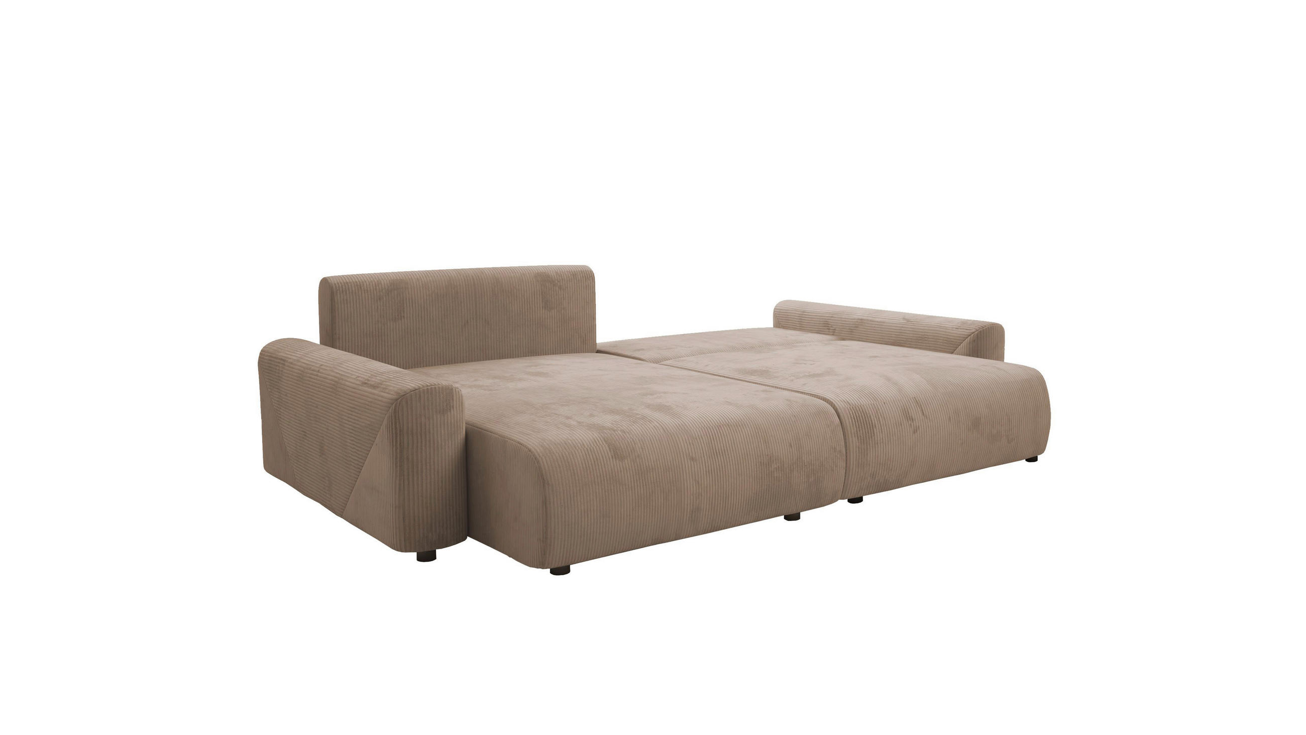 Thumbnail - Stylife Ecksofa, Braun, Textil, 3-Sitzer, Füllung: Silikon, Schaumstoffflocken,Silikon, Schaumstoffflocken, Ottomane lin...