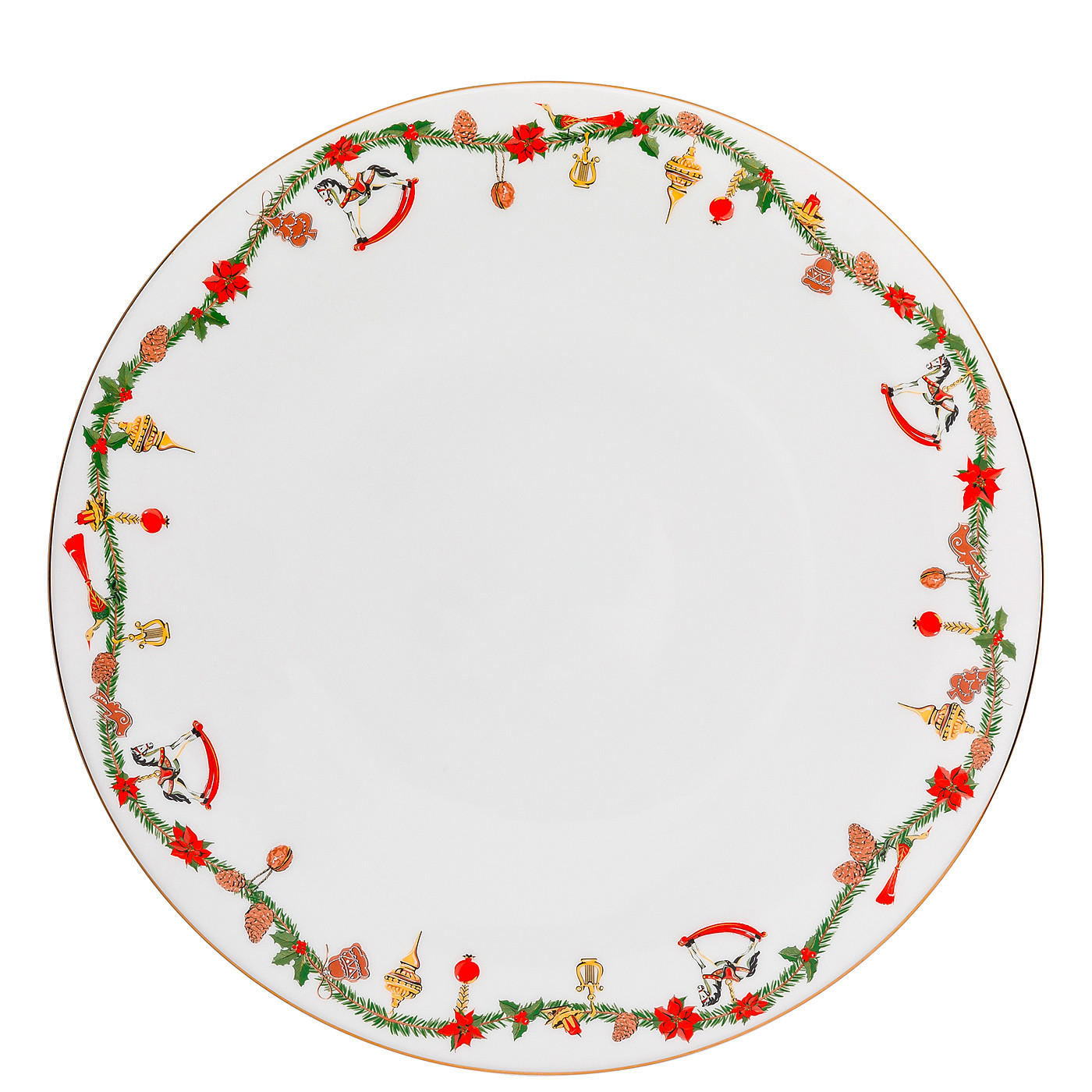 KROŽNIK - bela/večbarvno, Basics, keramika (31/31/5cm) - Rosenthal