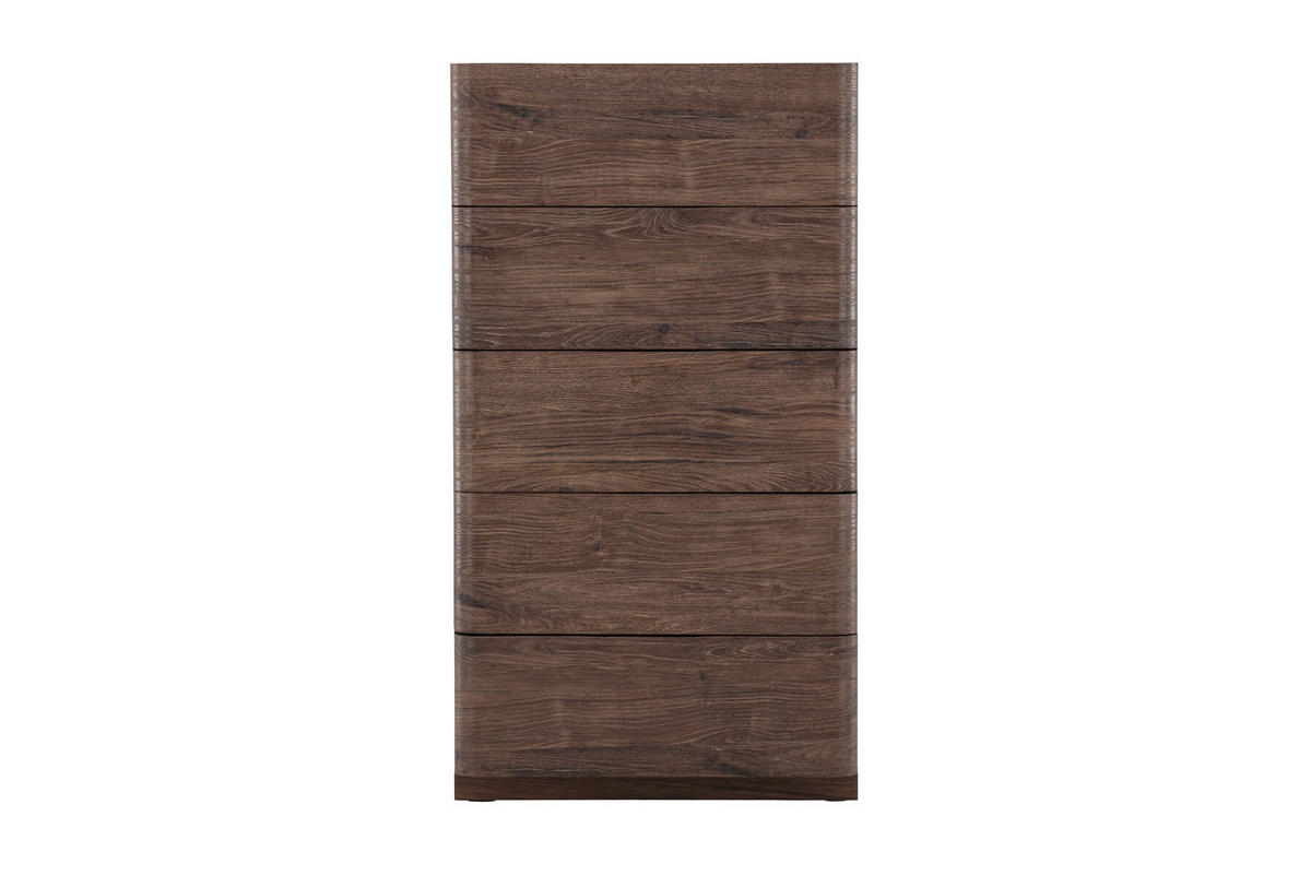 KOMMODE , 55/100/35 cm, 5 Schublade(n)  - Mokka, MODERN, Holzwerkstoff (55/100/35cm) - Livetastic
