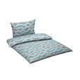 BETTWÄSCHE Satin 140/200 cm  - Hellblau, Textil (140/200cm) - Novel