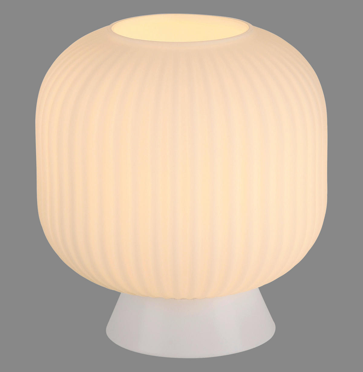 LED-TISCHLEUCHTE 20/20/22 cm   - Weiß, KONVENTIONELL, Glas/Kunststoff (20/20/22cm) - Schöner Wohnen