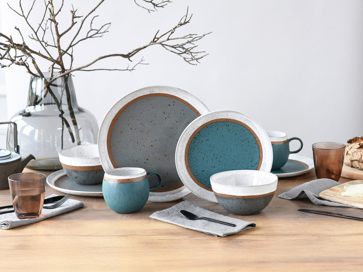 KOMBISERVICE 8-teilig  - Multicolor, MODERN, Keramik - Creatable