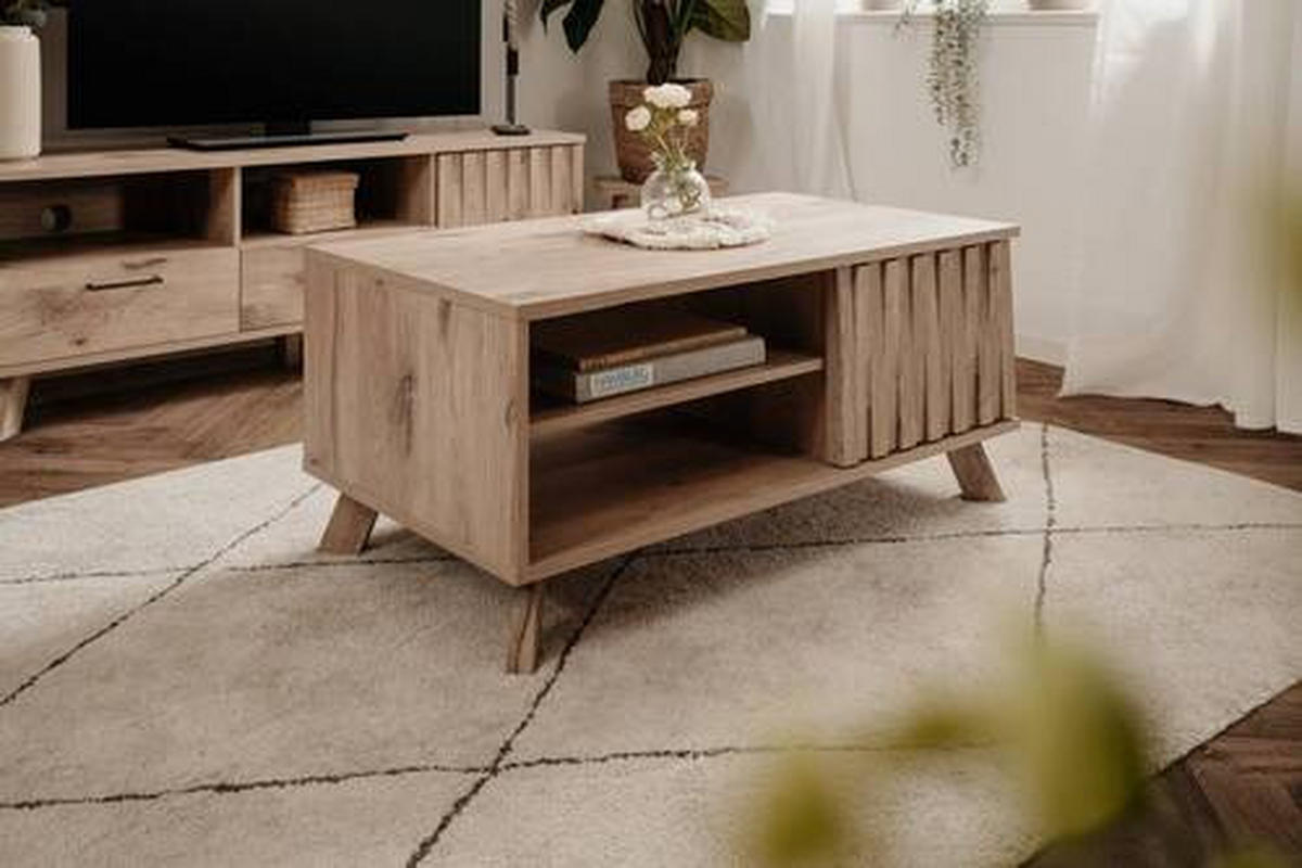 COUCHTISCH in Holzwerkstoff 100/55/45 cm  - Eichefarben, LIFESTYLE, Holzwerkstoff (100/55/45cm) - MID.YOU