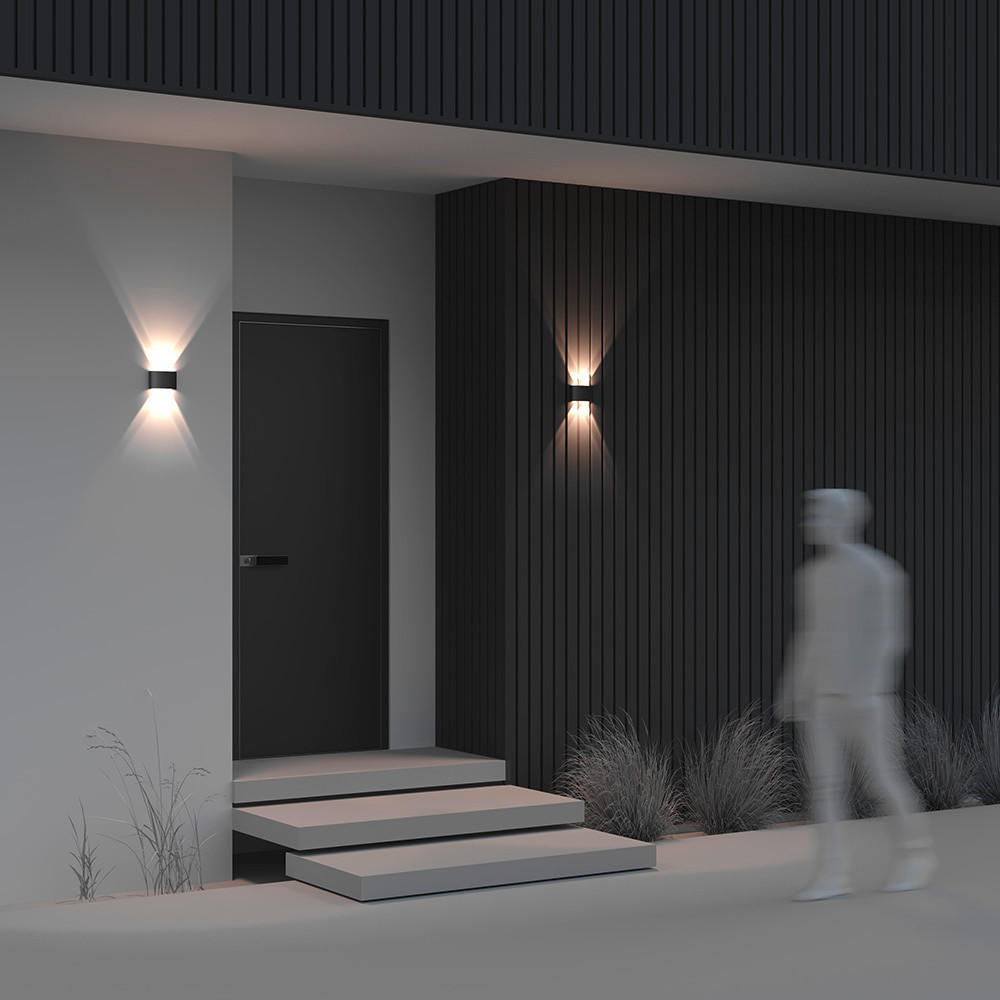 Thumbnail - Maytoni AUßENLEUCHTE, Schwarz, Metall, F, 3.7x8x12 cm, CE, gleichmäßige Lichtverteilung, Lampen & Leuchten, Außenbeleuch...