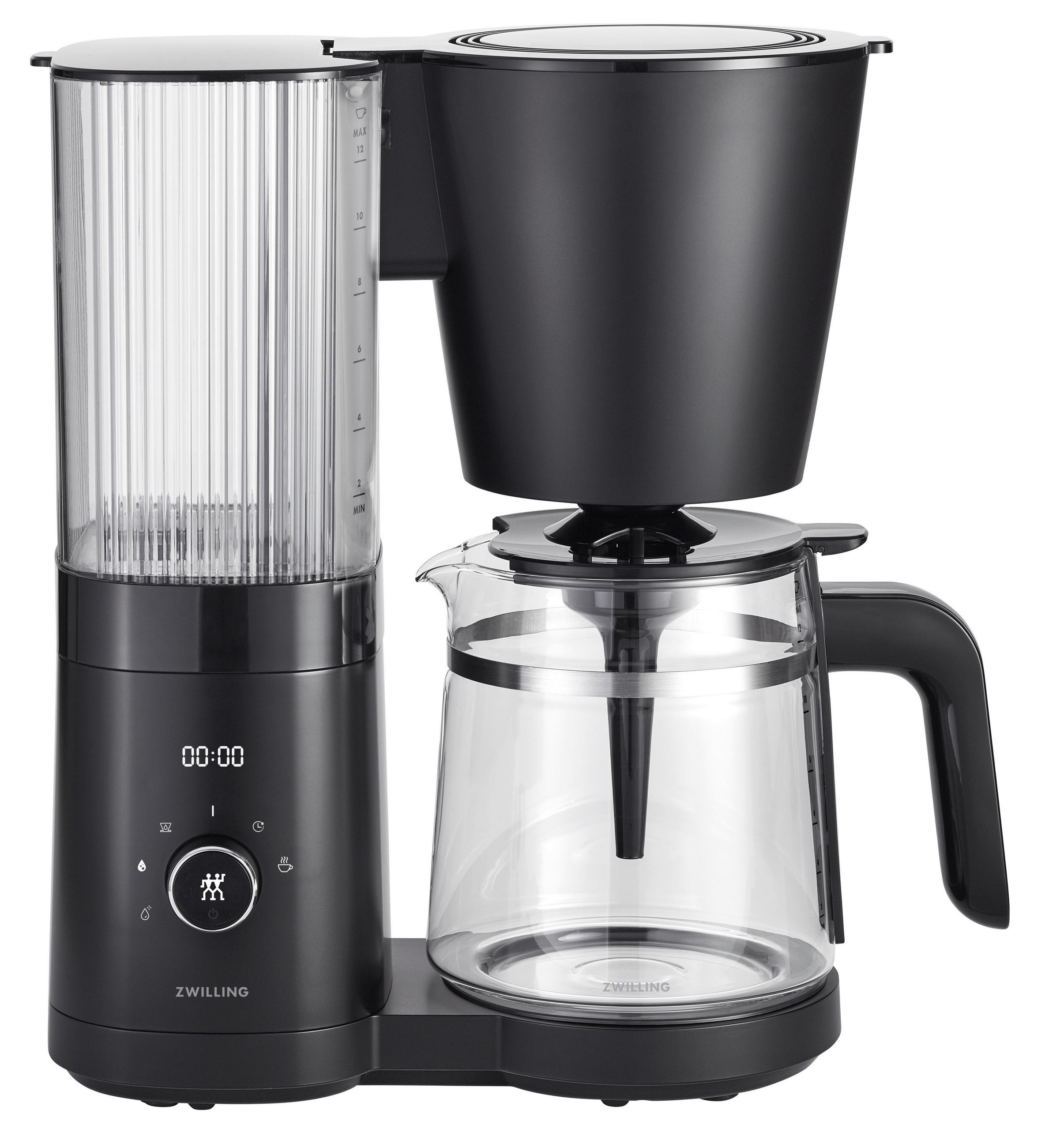 FILTERKAFFEEMASCHINE ZWILLING ENFINIGY BLACK  - Schwarz, Basics, Glas/Kunststoff - Zwilling