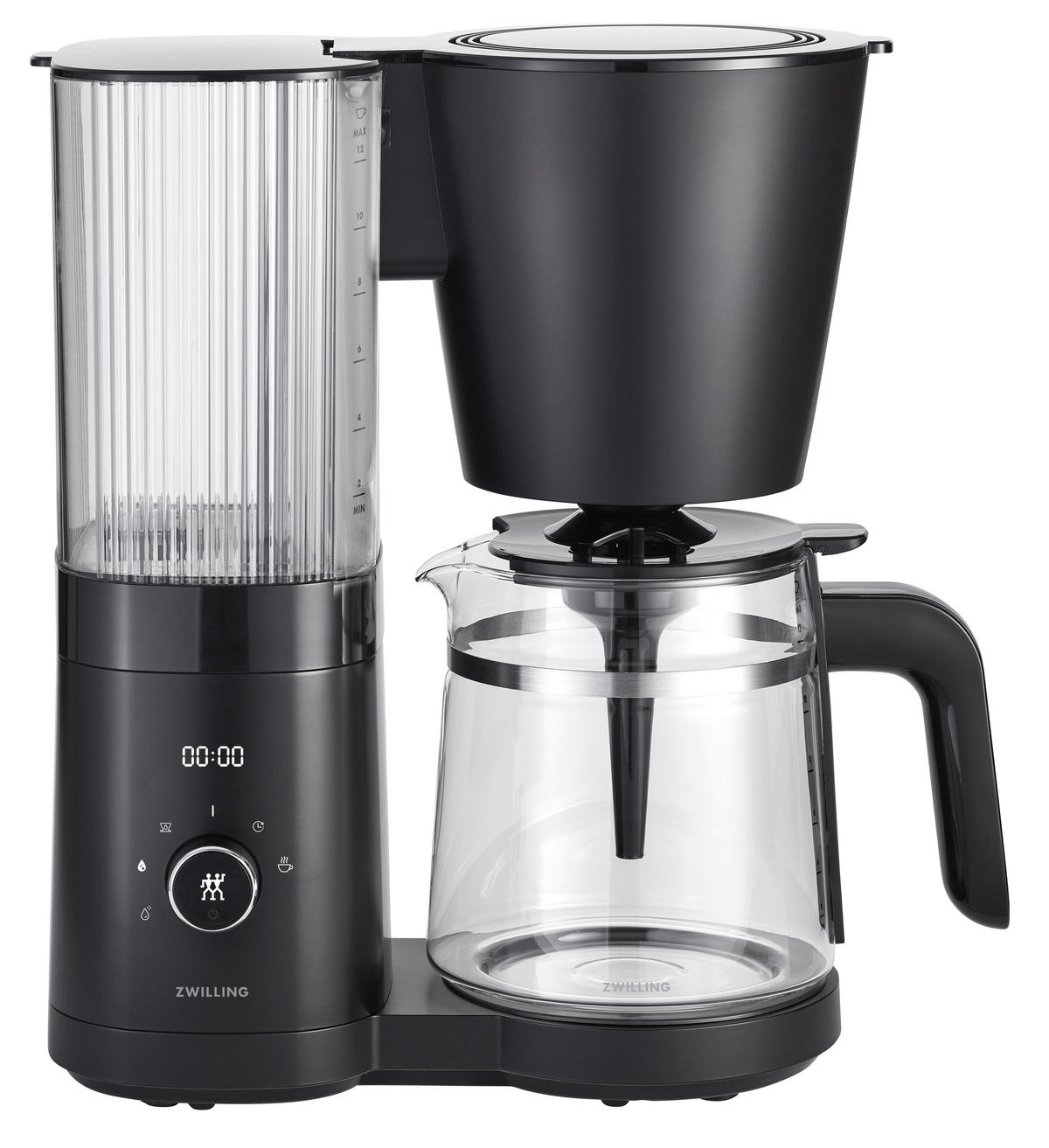 FILTERKAFFEEMASCHINE ZWILLING ENFINIGY BLACK  - Schwarz, Basics, Glas/Kunststoff - Zwilling