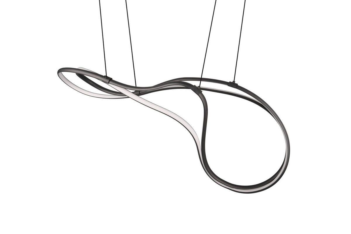 LED-HÄNGELEUCHTE 113/24/150 cm    - Schwarz, Design, Metall (113/24/150cm) - Trio Leuchten