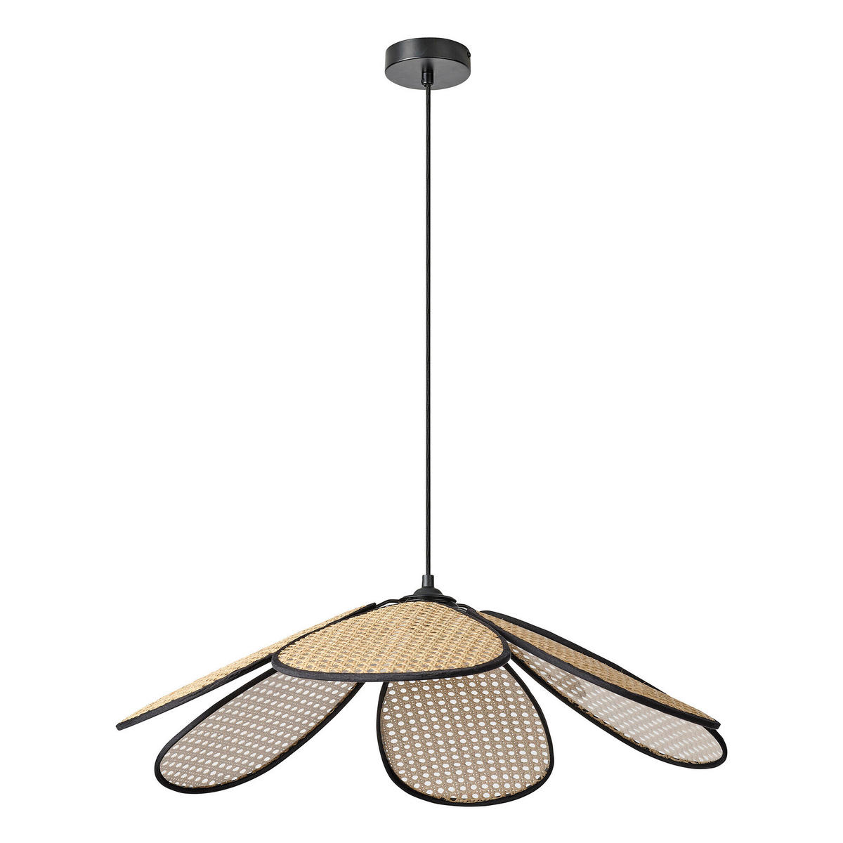 HÄNGELEUCHTE 69/124,5 cm  - Beige, Basics, Holz/Metall (69/124,5cm) - Osram