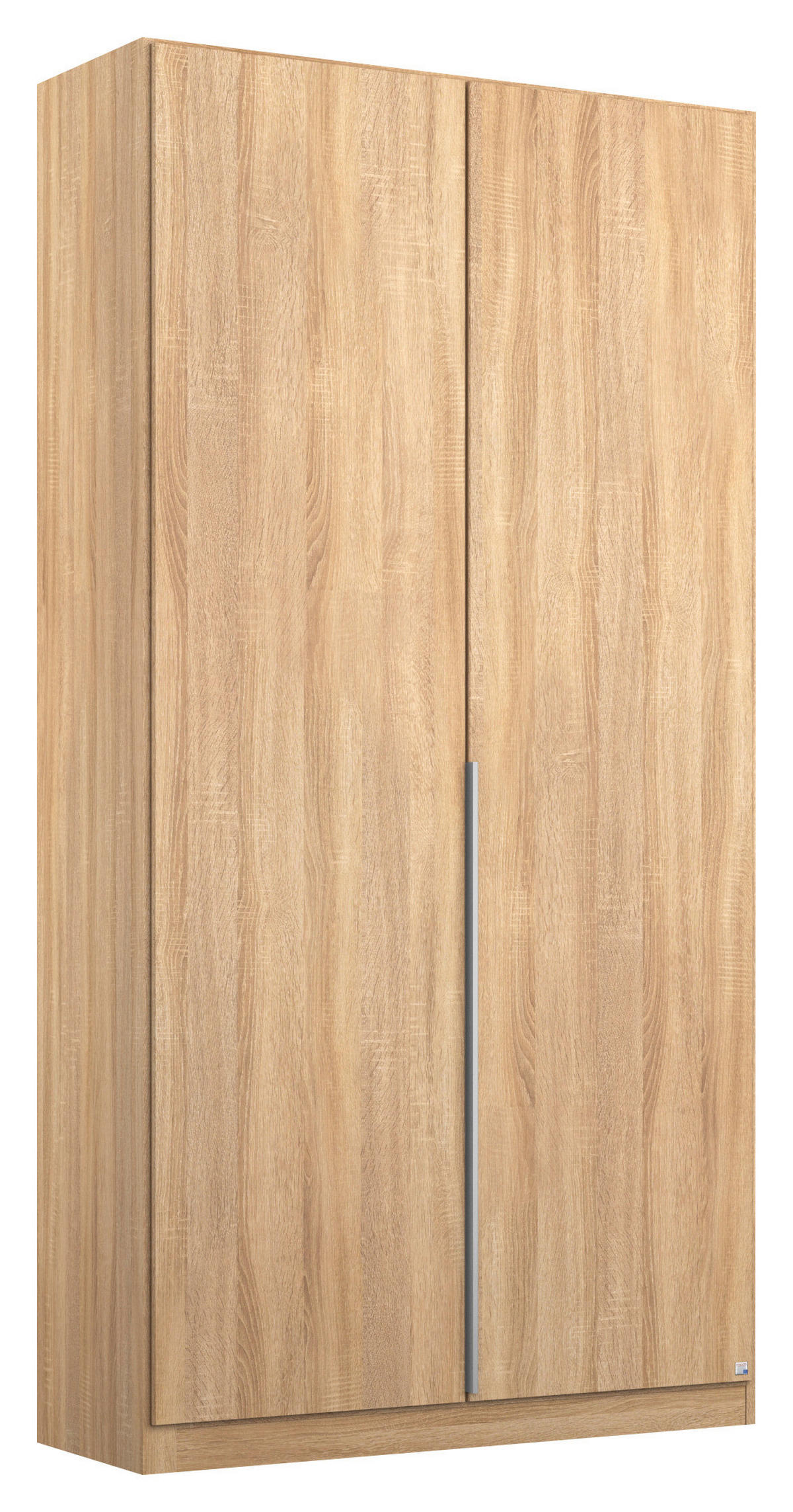 DREHTÜRENSCHRANK 91/229/54 cm 2-türig Sonoma Eiche  - Alufarben/Sonoma Eiche, MODERN, Holzwerkstoff/Metall (91/229/54cm) - Rauch Möbel