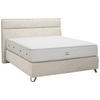 BOXSPRINGBETT 200/200 cm  in Beige  - Beige/Kupferfarben, Konventionell, Textil/Metall (200/200cm) - Ambiente