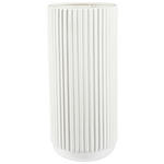 VASE 41 cm  - Weiß, Trend, Keramik (18/41cm) - Novel