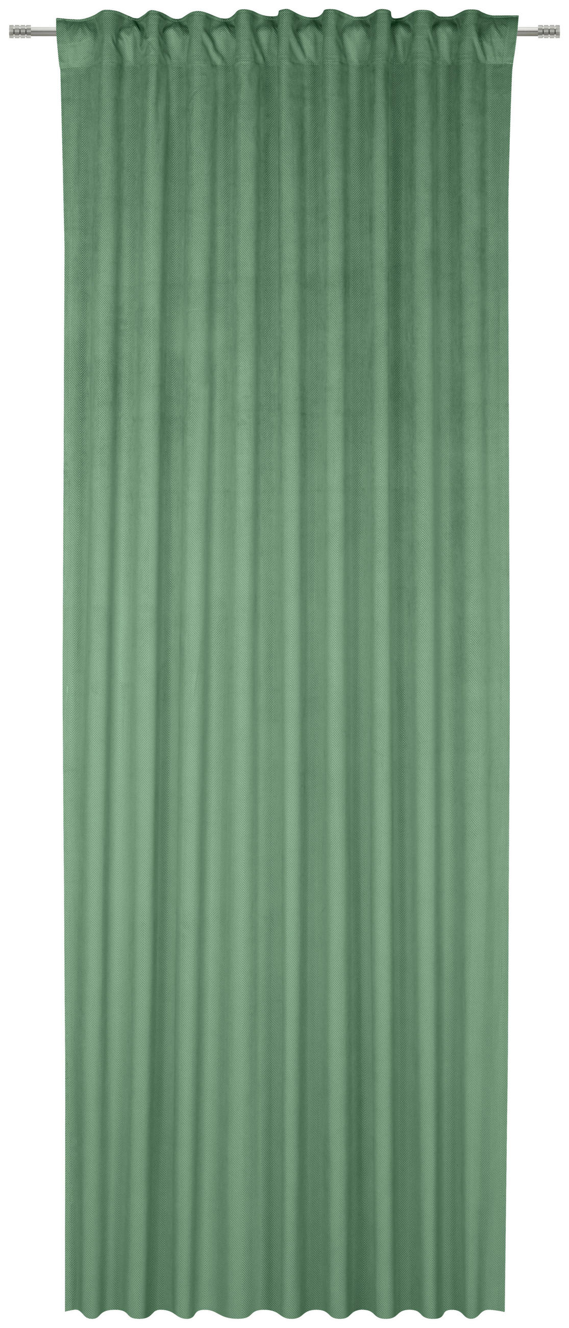 KÉSZFÜGGÖNY részben áttetsző  - zöld, Konventionell, textil (140/245cm) - Esposa