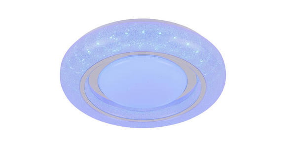 LED-DECKENLEUCHTE 38/7 cm - Chromfarben/Weiß, Trend, Kunststoff/Metall (38/7cm) - Novel