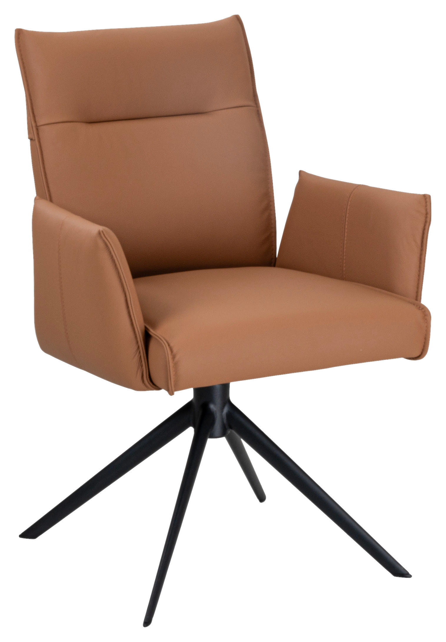 Valnatura Armlehnstuhl Cognac 60x88.5x57.5 cm