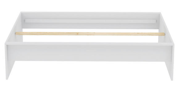 BETTRAHMEN 140/200 cm in Weiß - Weiß, KONVENTIONELL, Holzwerkstoff (140/200cm) - Hom`in