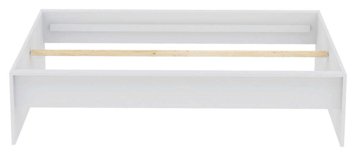 ÁGYKERET 140/200 cm  fehér  - fehér, Konventionell, faalapú anyag (140/200cm) - Hom`in