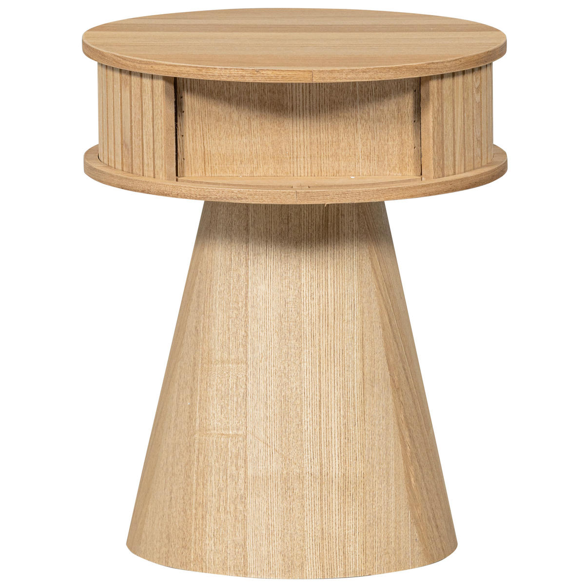 NACHTTISCH  in Pappel Naturfarben  - Naturfarben, Design, Holz/Holzwerkstoff (38/38/46cm) - Livetastic
