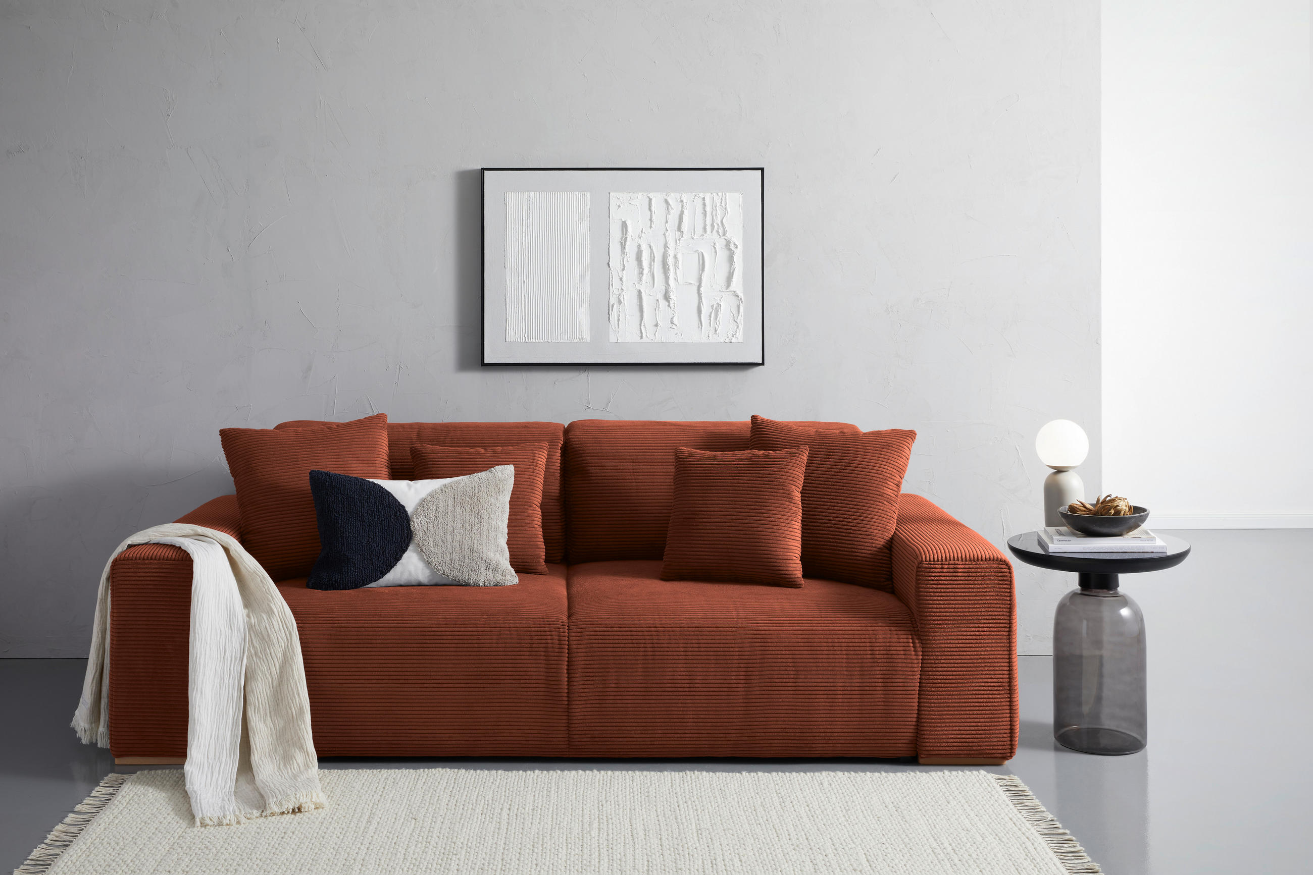 ZIERKISSENSET 4-teilig 42/53/42/53 cm  - Kupferfarben, KONVENTIONELL, Textil (42/53/42/53cm) - Livetastic