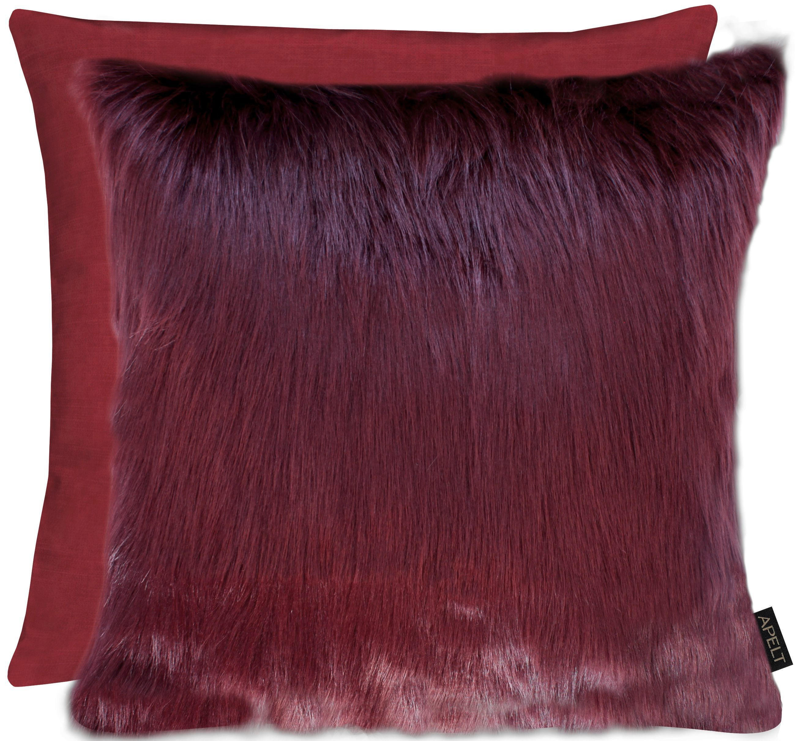 KISSENHÜLLE 46/46 cm  - Bordeaux, Basics, Textil (46/46cm) - Apelt
