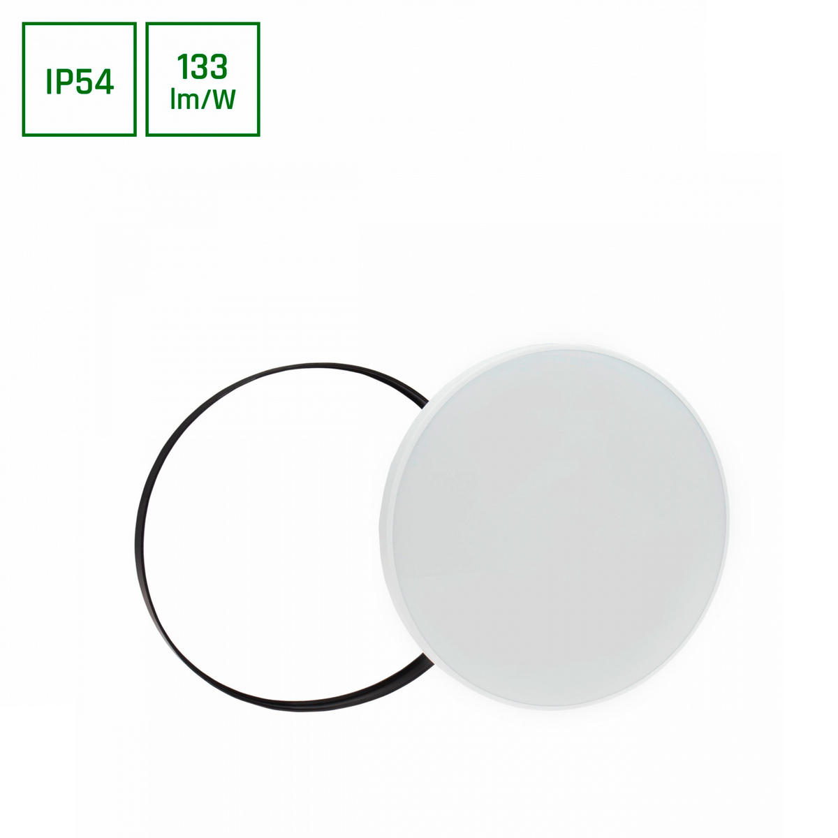 STROPNA SVJETILJKA VANJSKA NYMPHEA  - bijela, Basics, plastika (48,5/7cm)