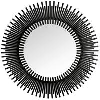WANDSPIEGEL Schwarz  - Schwarz, MODERN, Glas/Metall (110/110/1,5cm)